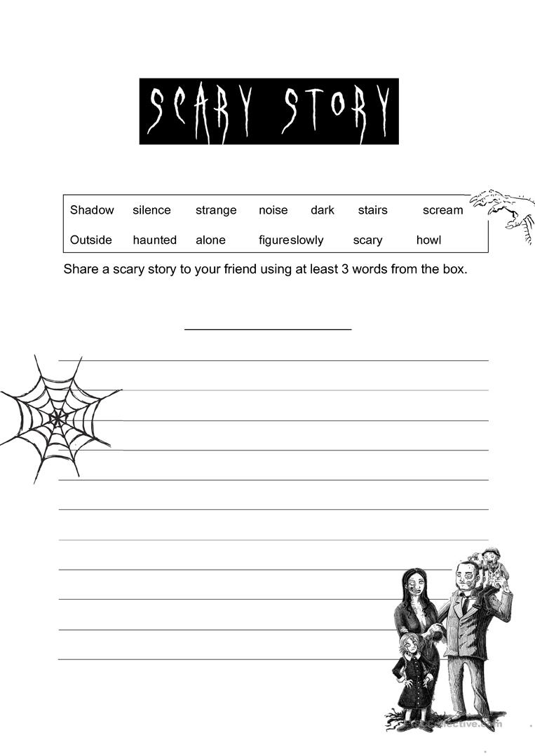 Scary Story English ESL Worksheets For Distance Learning And Physical 