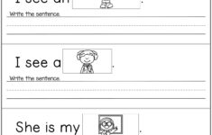 September Reading And Writing Practice Kindergarten Writing