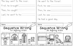 September Sequence Writing For Beginning Writers Sequence Writing