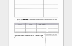 Short Story Outline Template 7 Worksheets For Word PDF Format