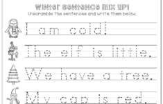 Simple Sentences For Kindergarten Kindergarten