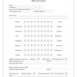 Skills And Combat Character Reference Sheet Character Reference Sheet