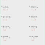 Solving Equations With Variables On Both Sides Worksheet Answer Key