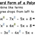 Standard Form Of A Polynomial Combining Like Terms Standard Form