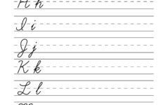 Teaching Cursive Writing Worksheet Free Printable Educational Worksheet