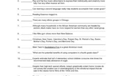 Thesis Statement Worksheet Answer Key Thesis Title Ideas For College