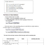 Topic Sentences Worksheet