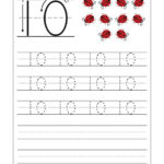 Tracing Numbers 1 10 Worksheets Kindergarten Pdf Name Tracing