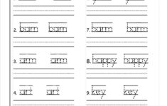 Tracing Words Worksheets 1st Grade AlphabetWorksheetsFree