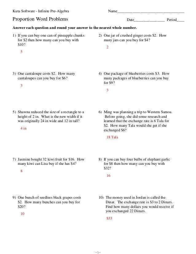 Two Step Equations Word Problems Integers Worksheet Answer Key 