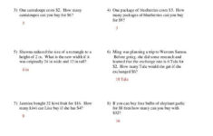 Two Step Equations Word Problems Integers Worksheet Answer Key