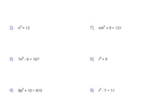 Two Variable Equations Worksheet