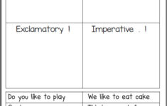 Types Of Sentences Worksheets Types Of Sentences Kinds Of Sentences