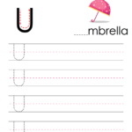 Uppercase Alphabet Writing Practice U Worksheet Turtle Diary