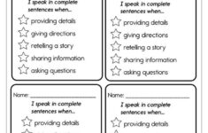 Using Complete Sentences Worksheet Complete Sentences Sentences