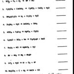 Word Equation Worksheet Chemistry Pichaglobal Writing Equations Free