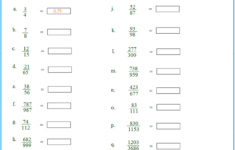 Worksheet On Fraction To Decimal