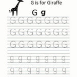 Worksheets For Kindergarten Letter G Alphabet Writing Worksheets