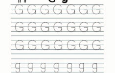 Worksheets For Kindergarten Letter G Alphabet Writing Worksheets