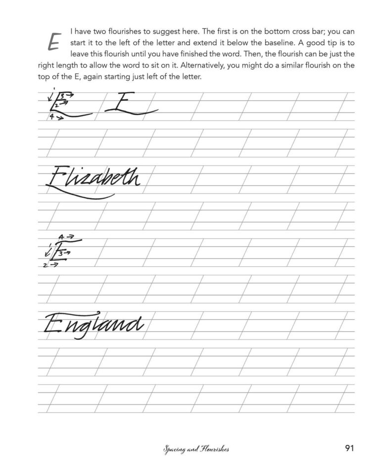 Practice Handwriting For Adults | Writing Worksheets
