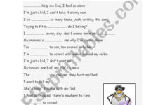 Write A Rap Song Bullying Rap ESL Worksheet By Rjv3333
