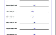 Write Expanded Form Numbers In Standard Form