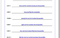 Write Numbers In Word Form