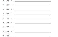 Writing 3 Digit Numbers In Expanded Form Worksheets In 2020 Numbers