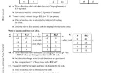 Writing A Function Rule Worksheet Day 11 Writing A Function Rule