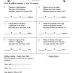 Writing Addition Sentences Worksheet Have Fun Teaching