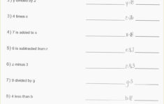 Writing Algebraic Expressions Worksheet Pdf Briefencounters