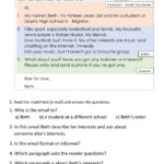 Writing An Email Exercise For Elementary
