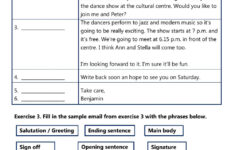 Writing An Informal Email Worksheet