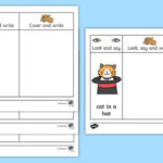 Writing Captions For Pictures KS1 Phase 2 Worksheets