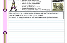 Writing Clinic Creative Writing Prompts 13 My City English ESL