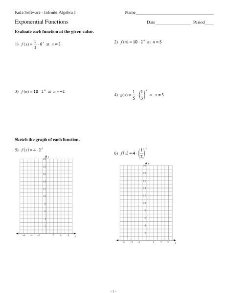 Writing Exponential Functions From Tables Worksheet Writing Worksheets