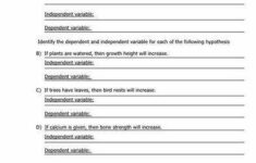 Writing If Then Hypothesis Worksheet And Answers