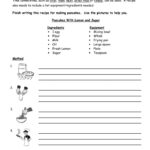 Writing Instructions Recipes Making Pancakes TMK Education