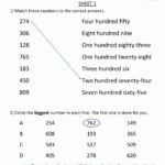 Writing Numbers In Words Worksheets Grade 2 Pdf Emanuel Hill S