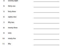 Writing Numbers In Words Worksheets Grade 2 Pdf Emanuel Hill s