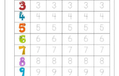 Writing Numbers Worksheet For Kindergarten Kids Learning Activity