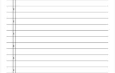 Writing Paper Templates 6 Free Word PDF Format Download Free