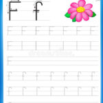 Writing Practice Letter F Stock Illustration Writing Practice