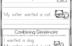 Writing Practice Sheets First Grade Learning How To Read