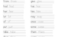 Writing Practice Worksheets Crystal Hoffman Handwriting 1st Grade