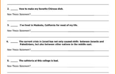 Writing Process Worksheet
