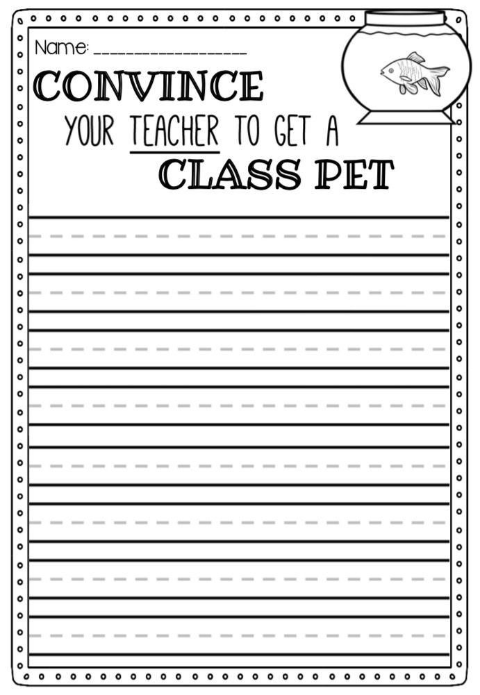 4th Grade Writing Prompts Printables