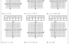 Writing Quadratic Equations From Tables Worksheet Graphing Linear