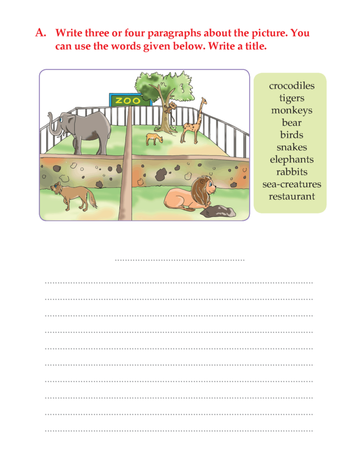 Creative Writing Worksheets For Class 3