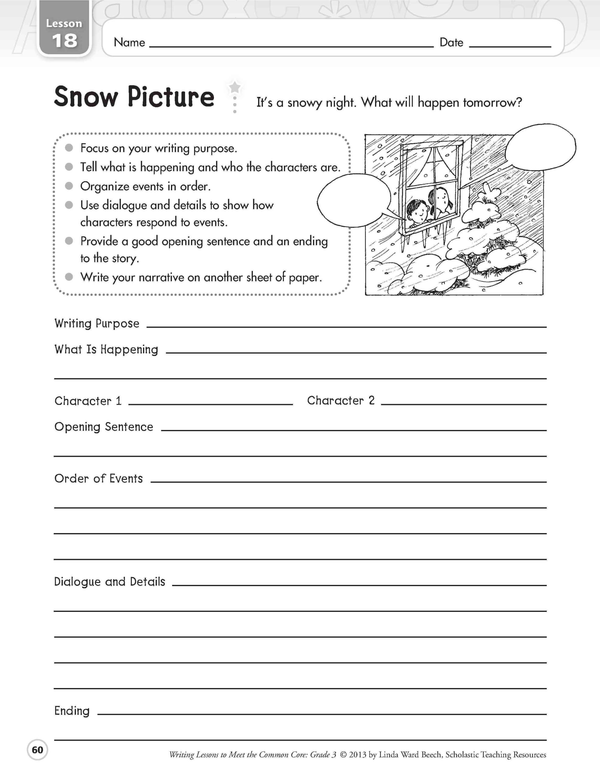 4th Grade Writing Paragraph Worksheets Writing Worksheets